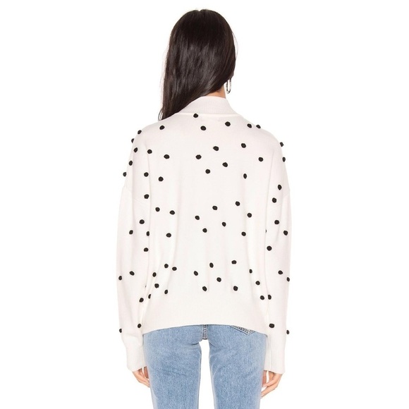 LPA Teza Sweater in Cream Polka Dot - Picture 4 of 12